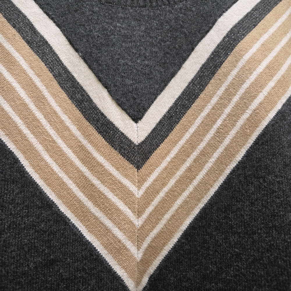 Spiritual Gangster Mock Neck Chevron Sweater - Picture 2 of 12
